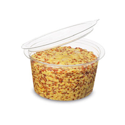 100ml Round Dip Pot With Hinged Lid Sace Pots GM Packaging UK 100ml Round Dip Pot With Hinged Lid Sace Pots GM Packaging UK