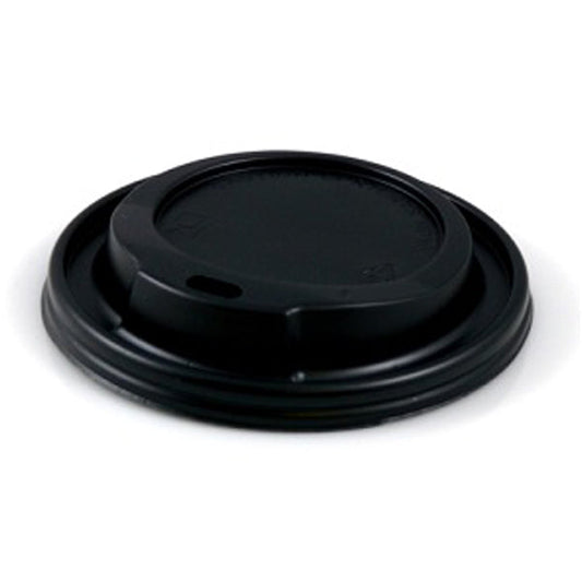 8oz Black Plastic Sip Lids - ECatering Essentials