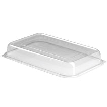 Case of 100 Clear Medium Plastic Dome Lid Platter