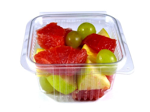 375cc Square Plastic Salad Container - ECatering Essentials