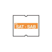 Orange (Saturday) Permanent Labels for DM4 Gun - ECatering Essentials