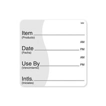 51mm White Removable Food Info Labels - ECatering Essentials