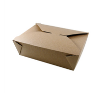 ECatering Essentials 100% Recycled Takeaway Kraft Cardboard Food Boxes (200)