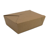 ECatering Essentials Recycled Kraft Cardboard Takeaway Food Box (300)