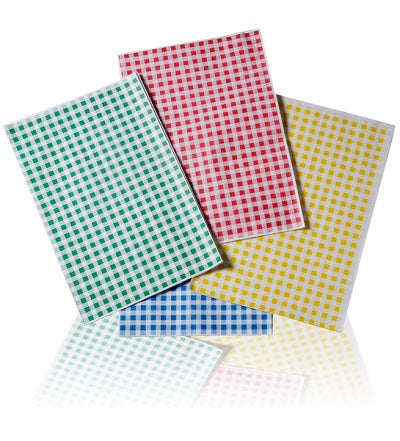 25 x 38cm Red Gingham Paper - ECatering Essentials