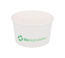 ECatering Essentials 3oz White Biodegradable Ice Cream Tubs-FSC Paper (2000)