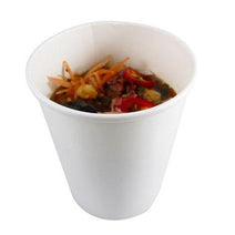 Case of 500 32oz White Paper Soup Containers