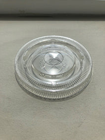 Case of 1000 20 oz Flat Smoothie Lid with Straw Slot