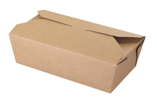 Rectangular Kraft Food Containers - ECatering Essentials