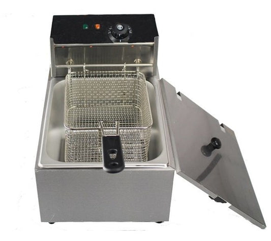 Contender 9 Litre Tank (6 Litre Oil) Countertop Commercial Deep Fat Fryer
