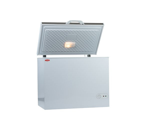 Contender 320L Chest Freezer – Lockable Stainless Steel Lid – Secure Bulk Storage