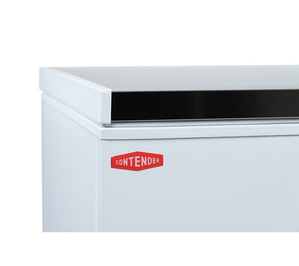 Contender 320L Chest Freezer – Lockable Stainless Steel Lid – Secure Bulk Storage