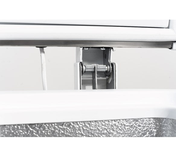 Contender 485L Chest Freezer – Lockable Stainless Steel Lid – Secure, High-Capacity Storage