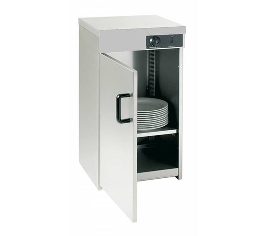 Hot Cupboard Stainless Steel - Single Door - Holds Up To 80 Plates