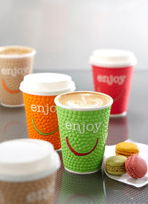 16oz Enjoy Coffee Paper Cups - ECatering Essentials