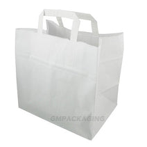 Large White Patisserie Carrier Bags - ECatering Essentials