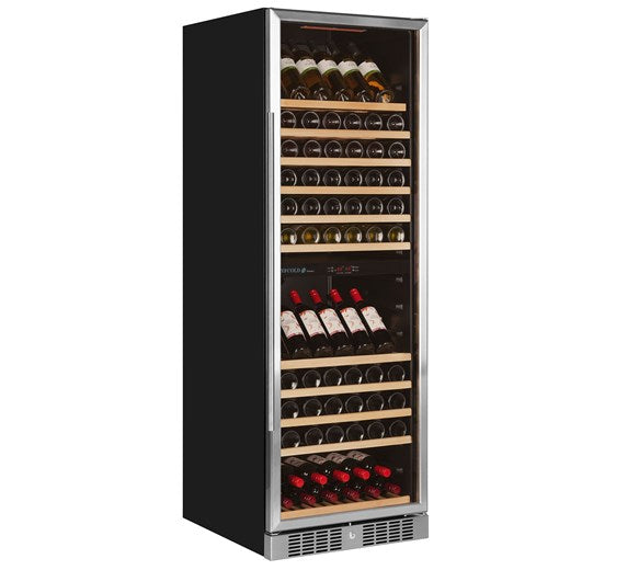 Tefcold Commercial Upright Freestanding Dual Temperature Wine Cooler TFW400-2S