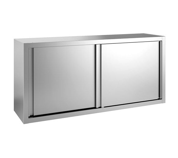 Quattro Wall Cupboard - Cabinet Stainless Steel - Sliding Doors - 1000mm Wide