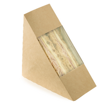 Standard Kraft Sandwich Wedges - ECatering Essentials