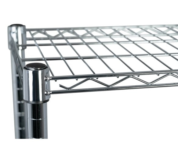Quattro 4 Tier Metal Kitchen Racking, 1500mm, Adjustable Shelves – Flexible Heavy-Duty Storage