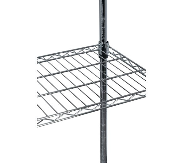 Quattro 4 Tier Metal Kitchen Racking, 1500mm, Adjustable Shelves – Flexible Heavy-Duty Storage