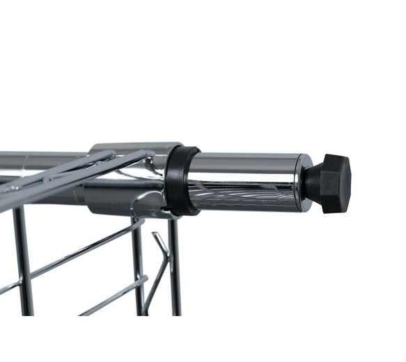 Quattro 4 Tier Metal Kitchen Racking, 760mm, Adjustable Shelves – Compact Adaptable Storage