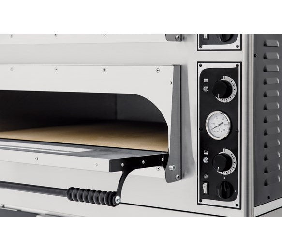 Contender Twin Deck Single Phase Pizza Oven - 12 x 13"