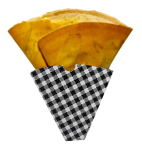 Black Gingham Paper Crepe Cones - ECatering Essentials