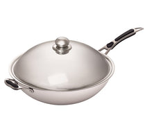 Chef King Stainless Steel Wok Pan For All Induction Wok Cookers