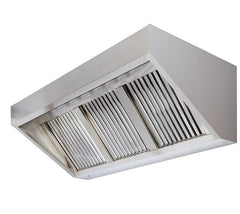 Extraction Canopy - Hood 1500mm Wide With Grease Filters - Wall Mounted 700mm Deep