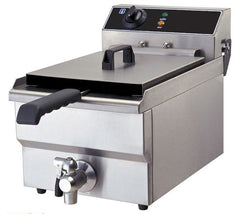 Quattro 12 Litre Tank Commercial Fryer With Drain Tap