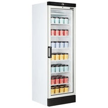 Tefcold UFFS370G Glass Door Freezer Display With 6 Shelves
