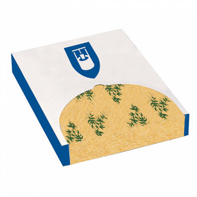 28x34cm Greaseproof Burger Wraps Paper 'Feel Green' - ECatering Essentials