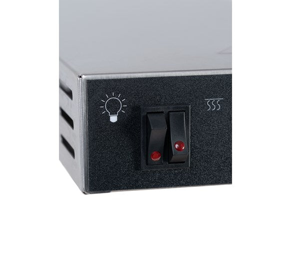 Quattro Quartz Lamp Heated Display With GN Base