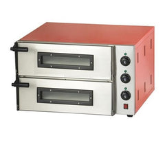 Combisteel Compact Twin Deck Electric Pizza Oven with 13 Amp Plug