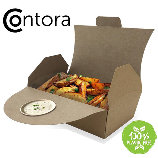 Large Food Box with dip pot holder - ECatering Essentials