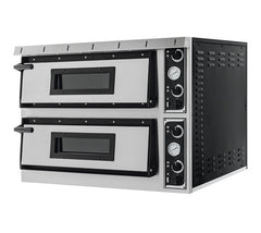 Prisma Plus XL44 Twin Deck Electric Pizza Oven. 8 x 14 Inch Pizzas