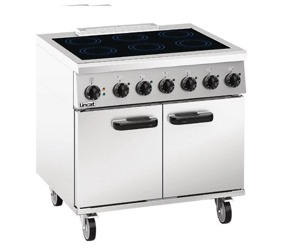 Lincat Phoenix PHER01 6 Zone Commercial Induction Range On Castors. 3 Phase