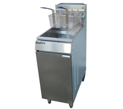 Quattro 22 Litre Gas Fryer Single Tank Twin Basket 80,000 BTU