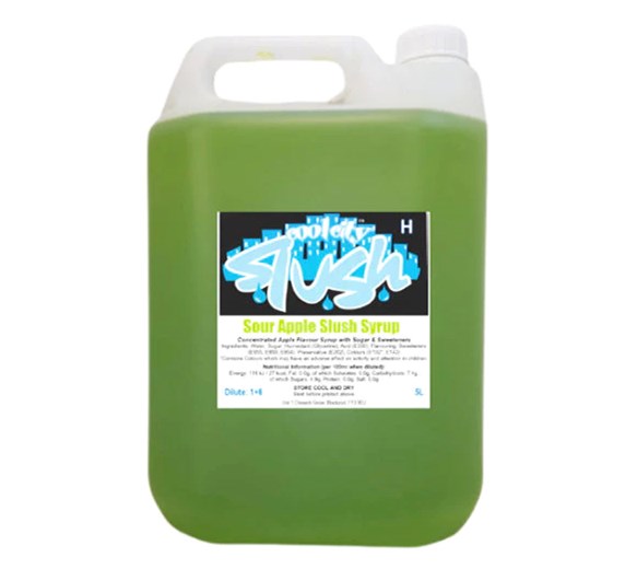 Slush Syrup - Sour Apple 2 x 5Ltr