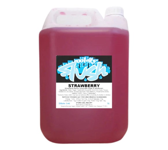 Slush Syrup - Strawberry 2 x 5Ltr