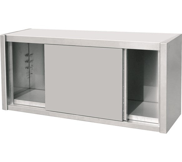 Italinox Wall Cupboard - Cabinet Stainless Steel - Sliding Doors - 1000mm Wide