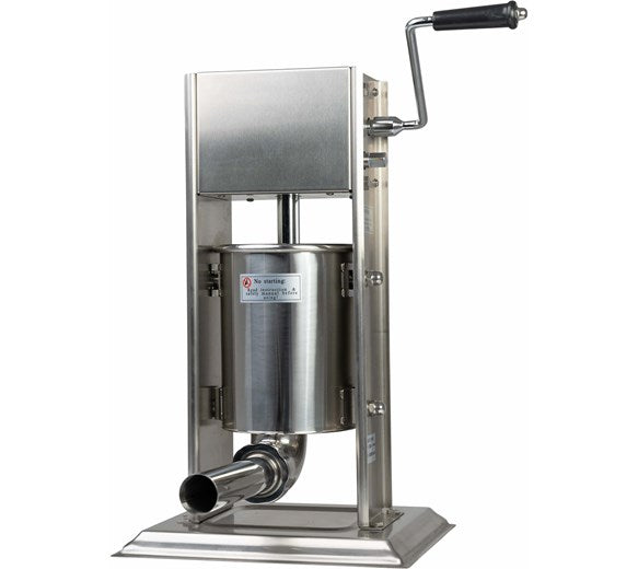 VEVOR Manual Sausage Stuffer - Vertical/Horizontal Meat Stuffer, Stainless Steel, 3L-15L