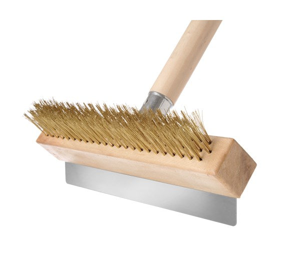 Hendi Pizza Oven Cleaning Brass Wire Brush 930mm 525630